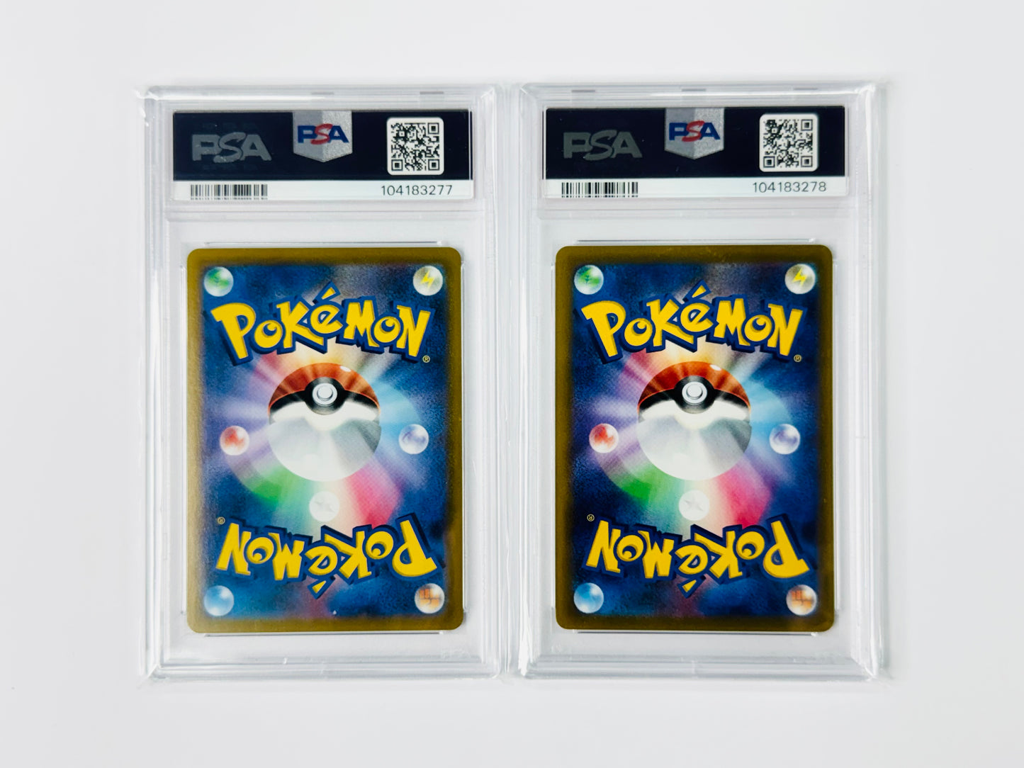 2021 Pokemon Japanese Vmax Climax #244 & #245 FA/Umbreon V VMAX PSA 10 Sequential Set