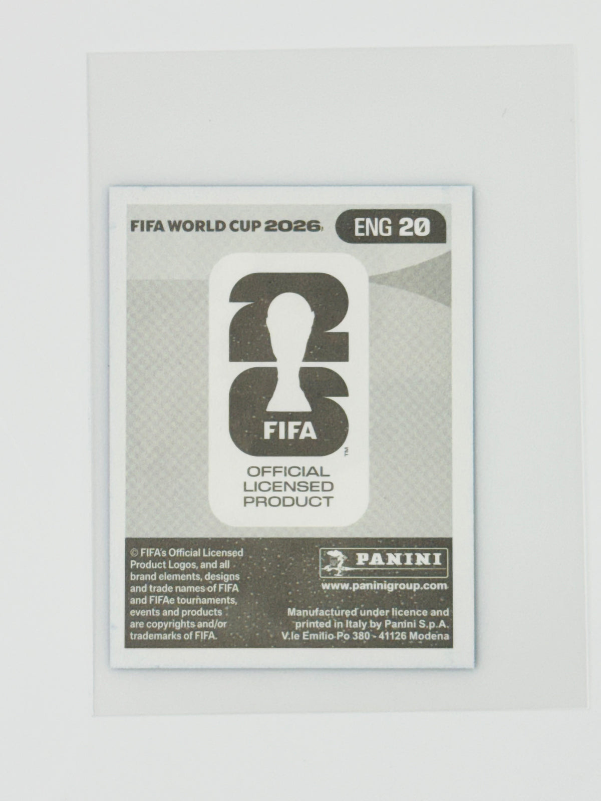 Panini FIFA World Cup 2026 Official Sticker Collection ENG20 Ollie Watkins Blue Parallels