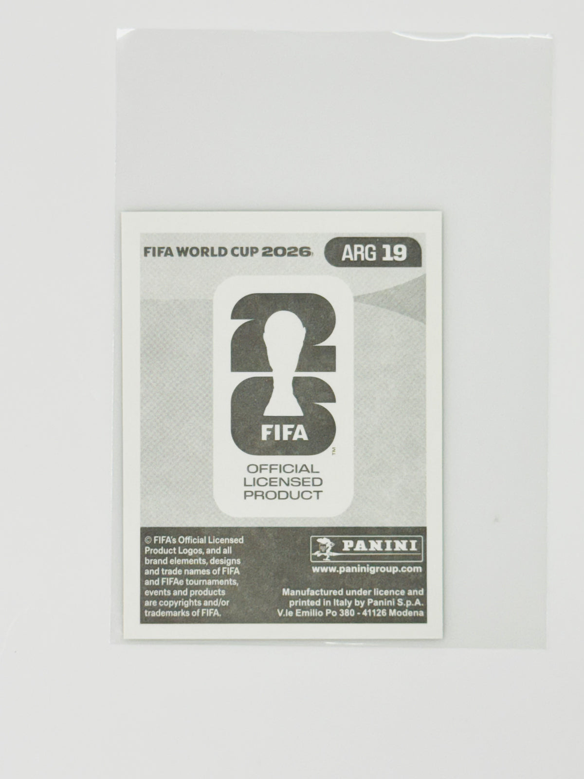 Panini FIFA World Cup 2026 Official Sticker Collection Online Exclusive ARG19 Julian Alvarez Gold Crumple
