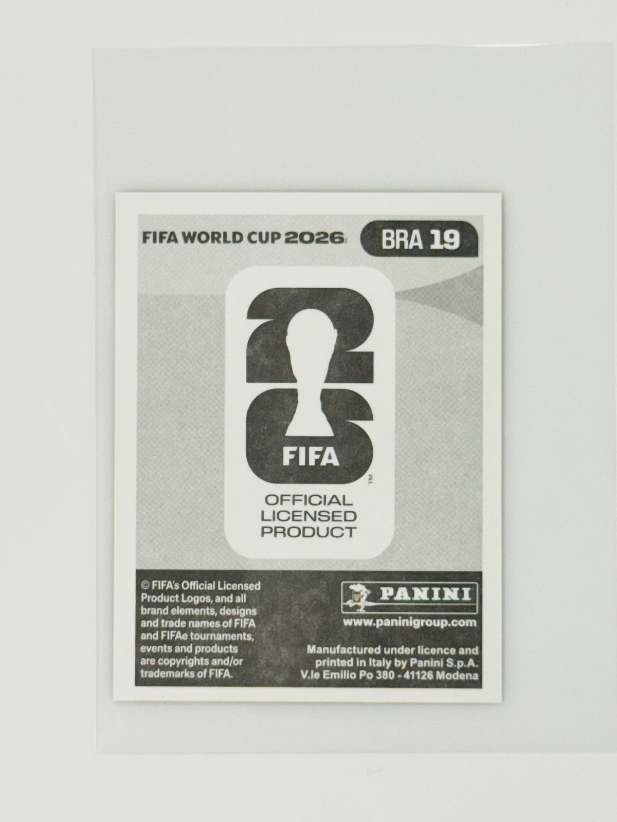 Panini FIFA World Cup 2026 Official Sticker Collection Online Exclusive BRA19 Raphinha Gold Crumple