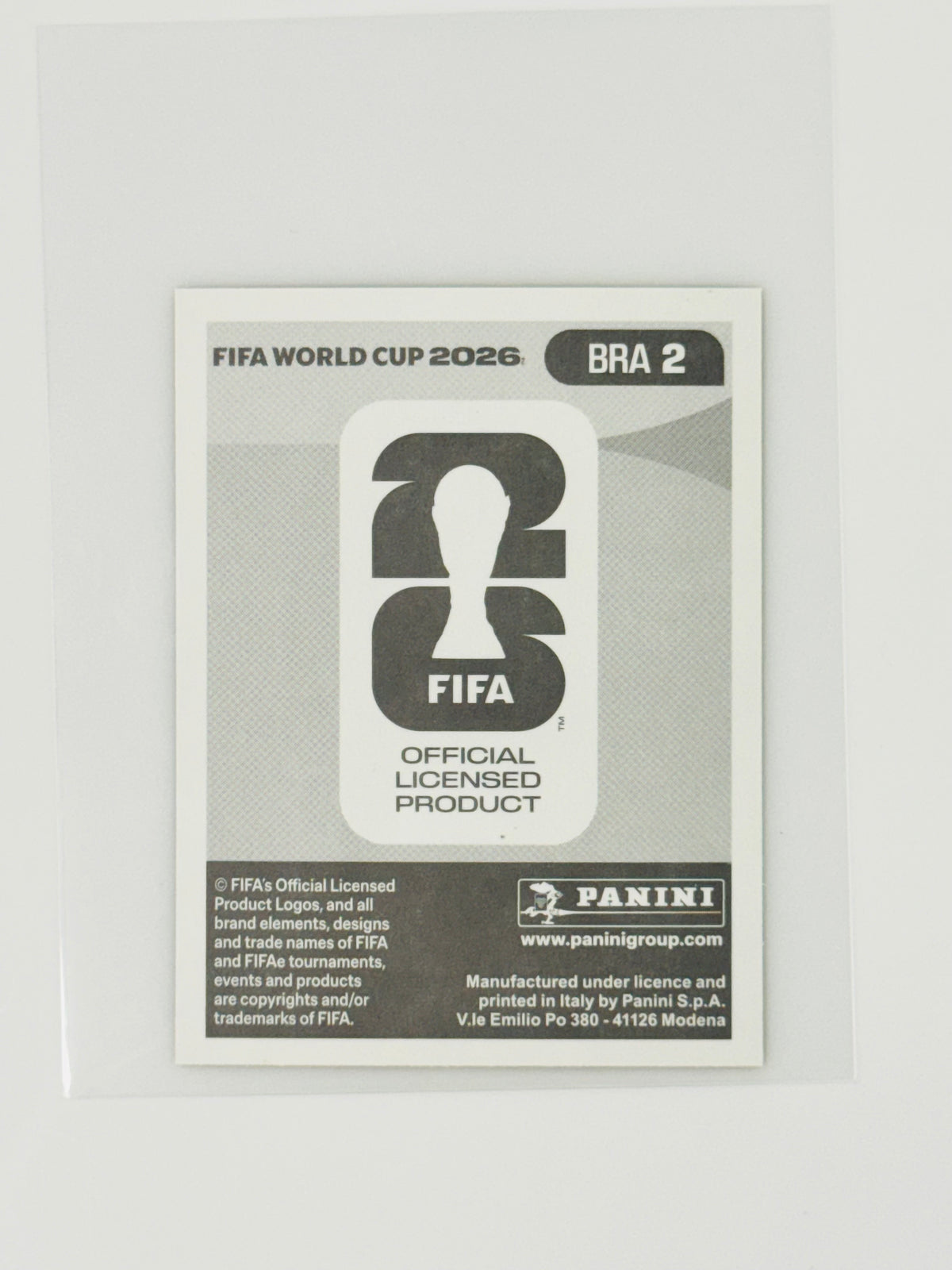 Panini FIFA World Cup 2026 Official Sticker Collection Online Exclusive BRA2 Alisson Gold Crumple
