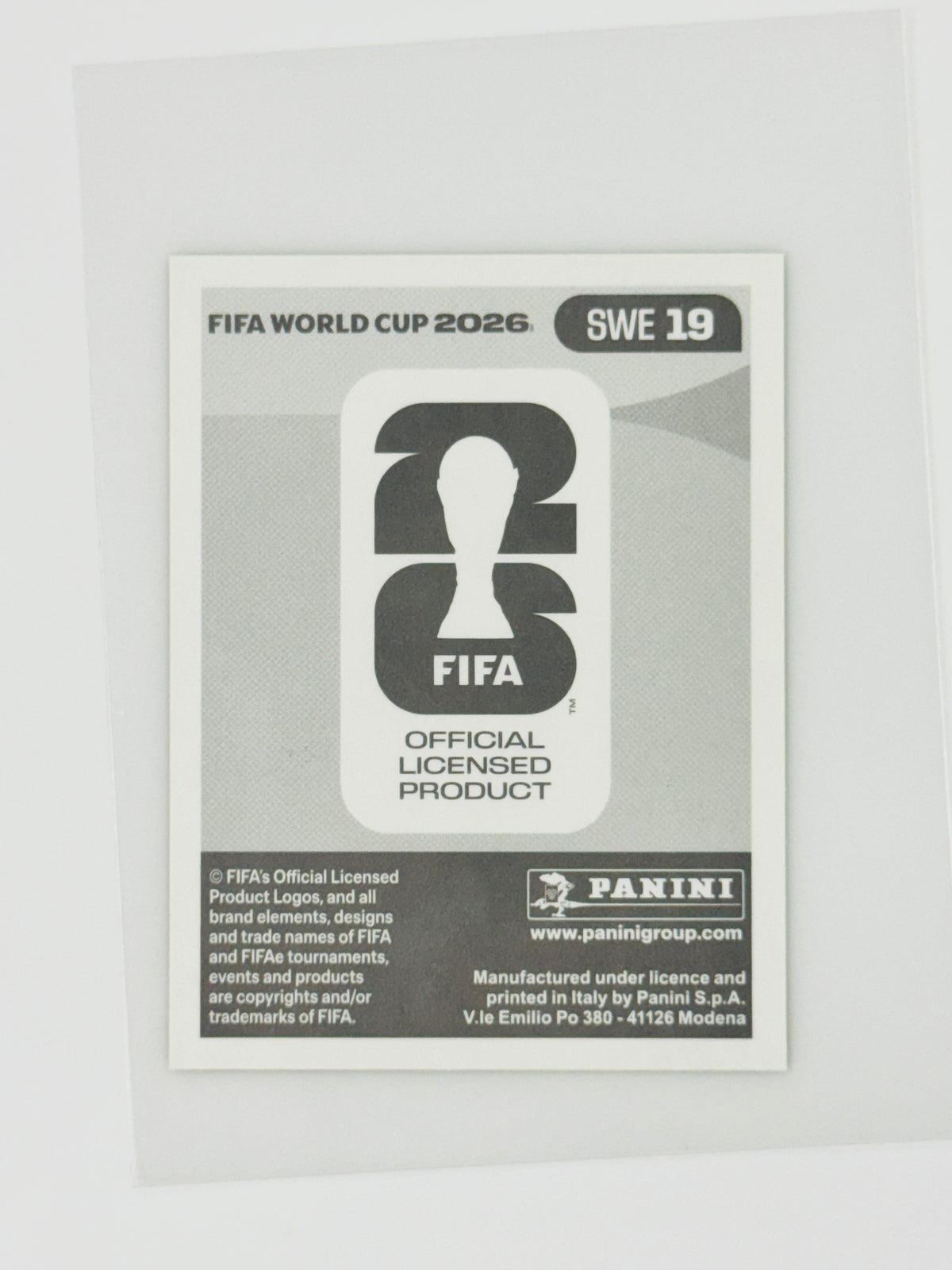 Panini FIFA World Cup 2026 Official Sticker Collection Online Exclusive SWE19 Alexander Isak Gold Crumple