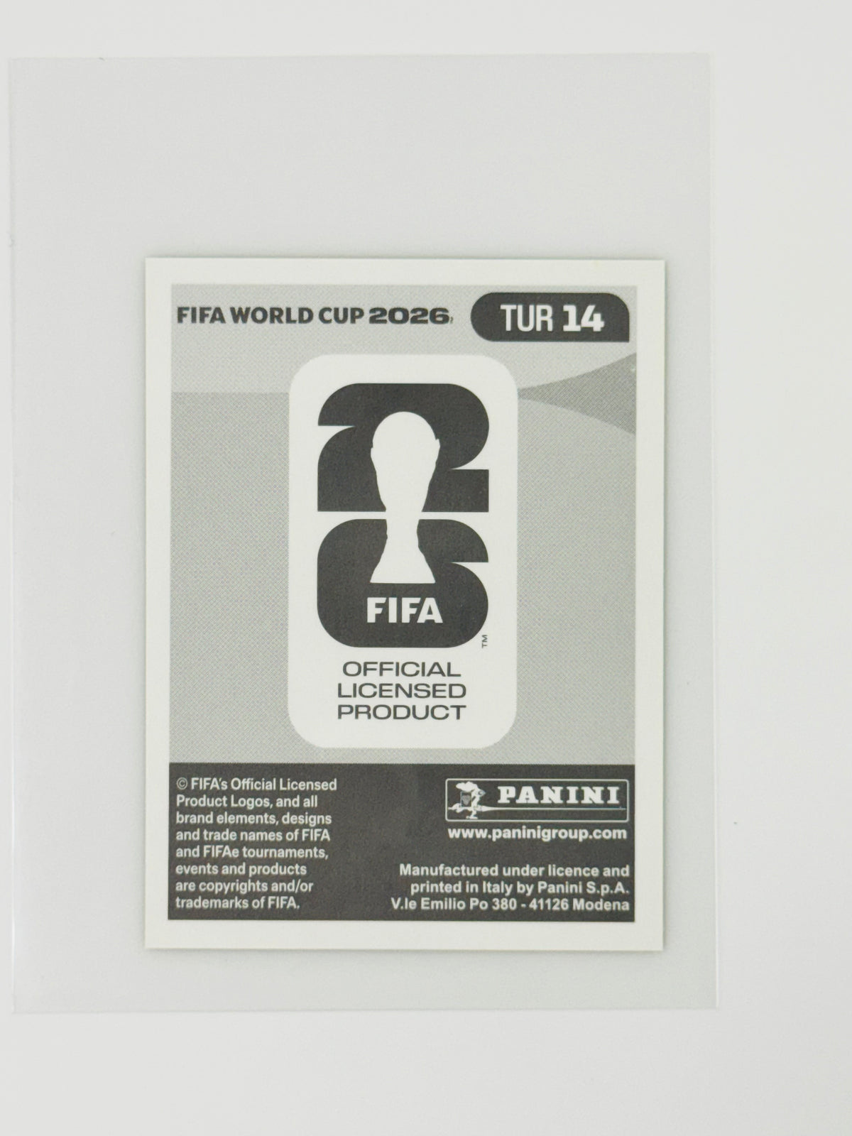 Panini FIFA World Cup 2026 Official Sticker Collection Online Exclusive TUR14 Arda Guler Gold Crumple