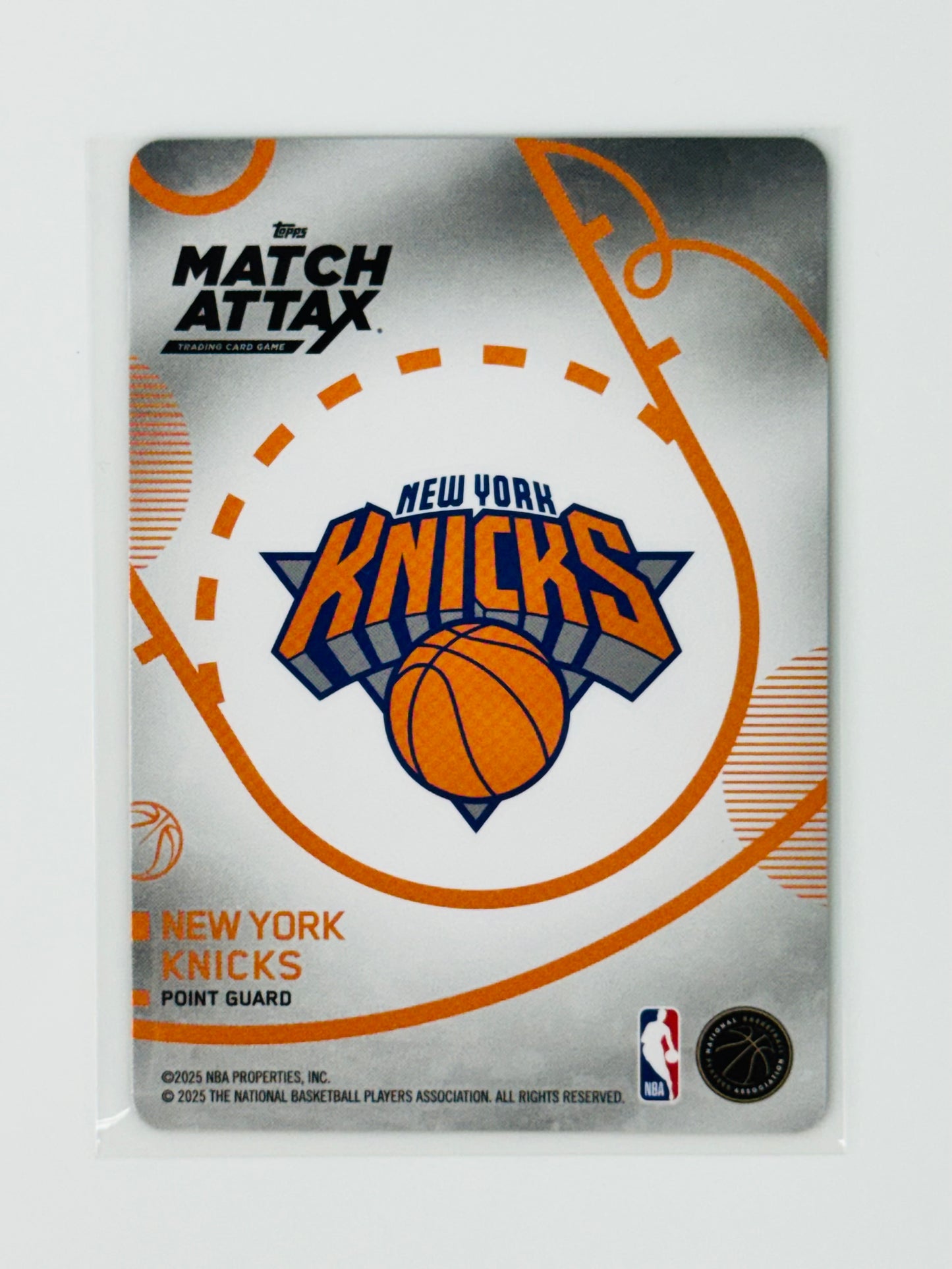 2025-26 Topps Match Attax Player Of The Game #PGJB Jalen Brunson