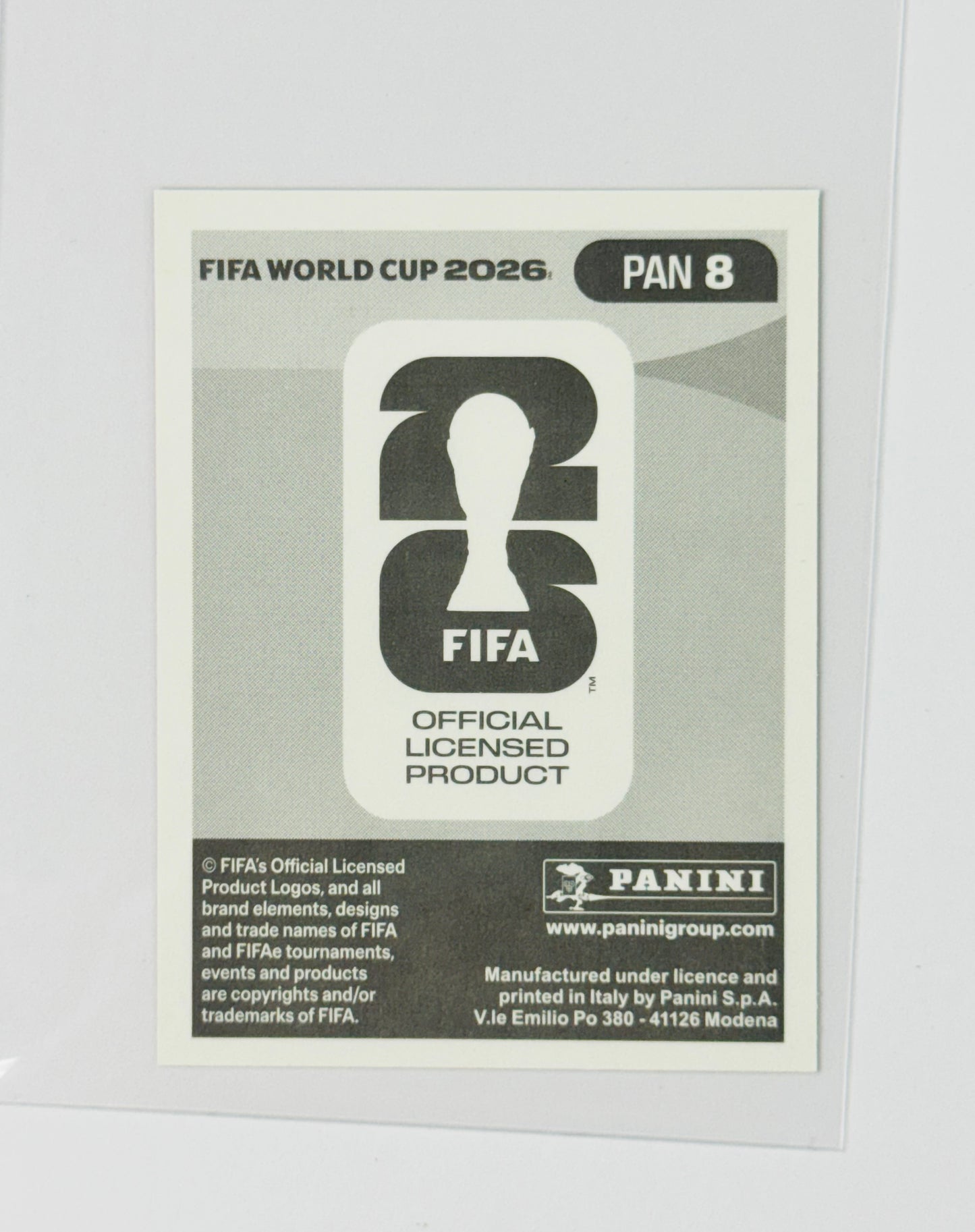Panini FIFA World Cup 2026 Official Sticker Collection Online Exclusive PAN8 Jose Cordoba Red Crumple