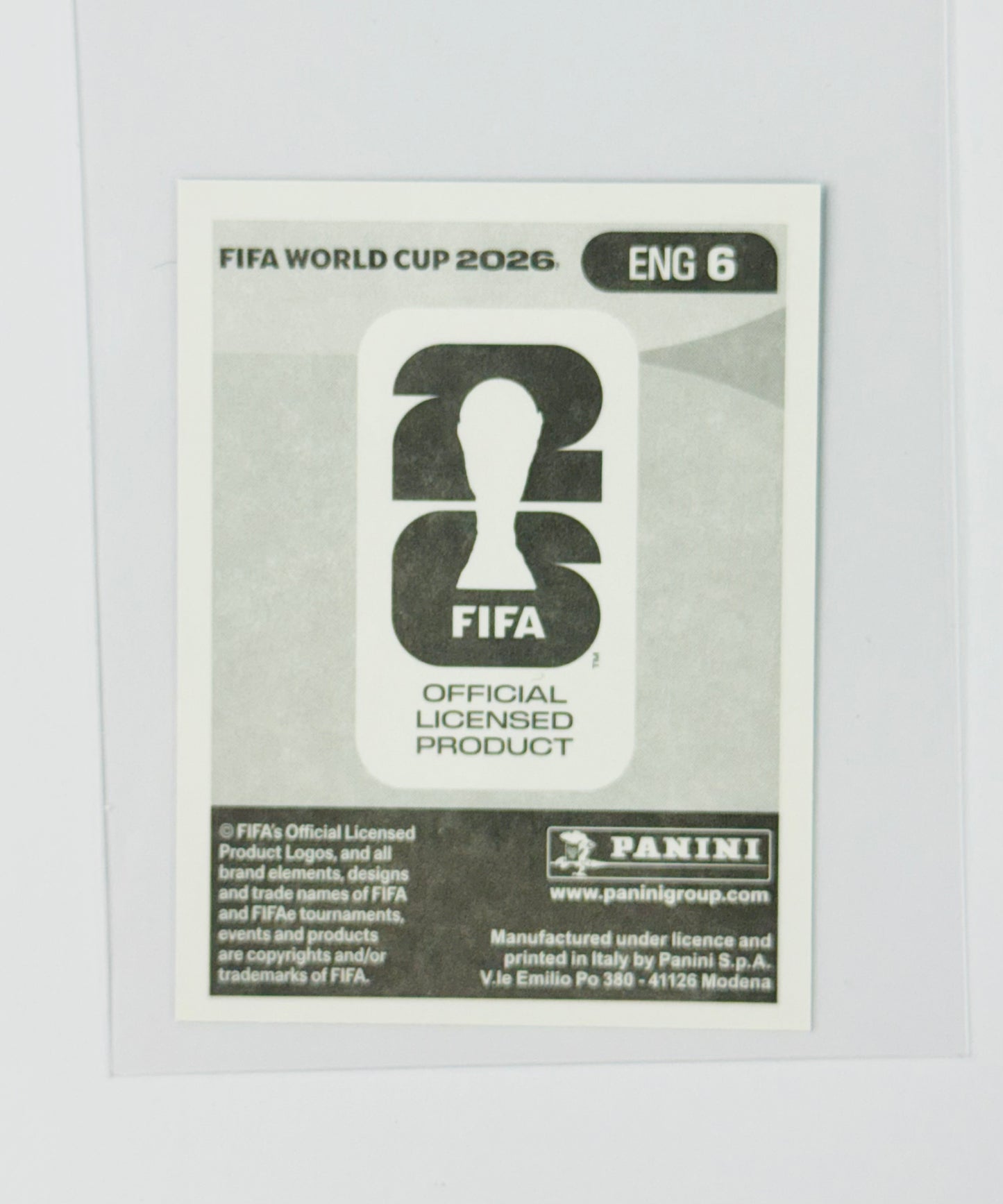 Panini FIFA World Cup 2026 Official Sticker Collection Online Exclusive ENG6 Trent Alexander-Arnold Blue Crumple