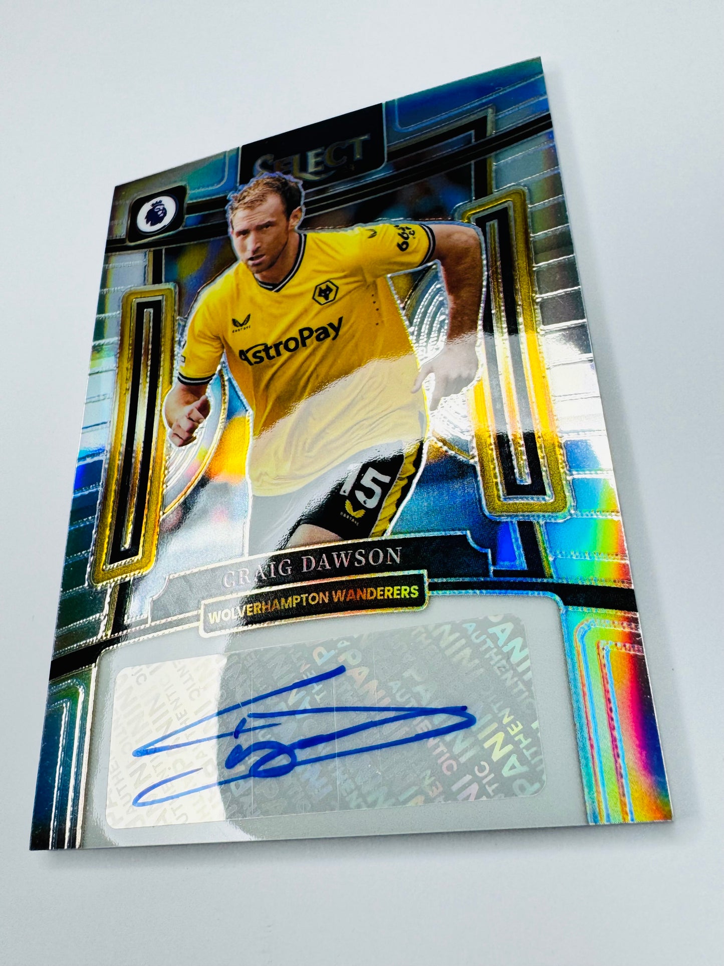 Panini 2023-24 Select Premier League Prizm Craig Dawson Autograph S-CD