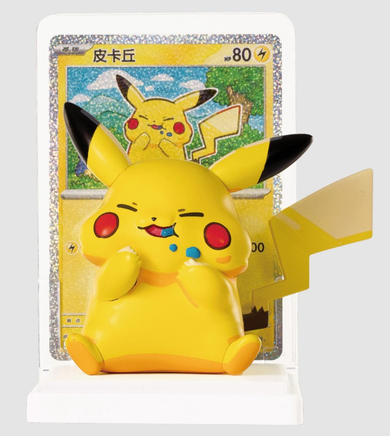 Pokemon 30th Anniversary Draw Dream Pikachu Figure #044 Satisfied Simplified Chinese Ver