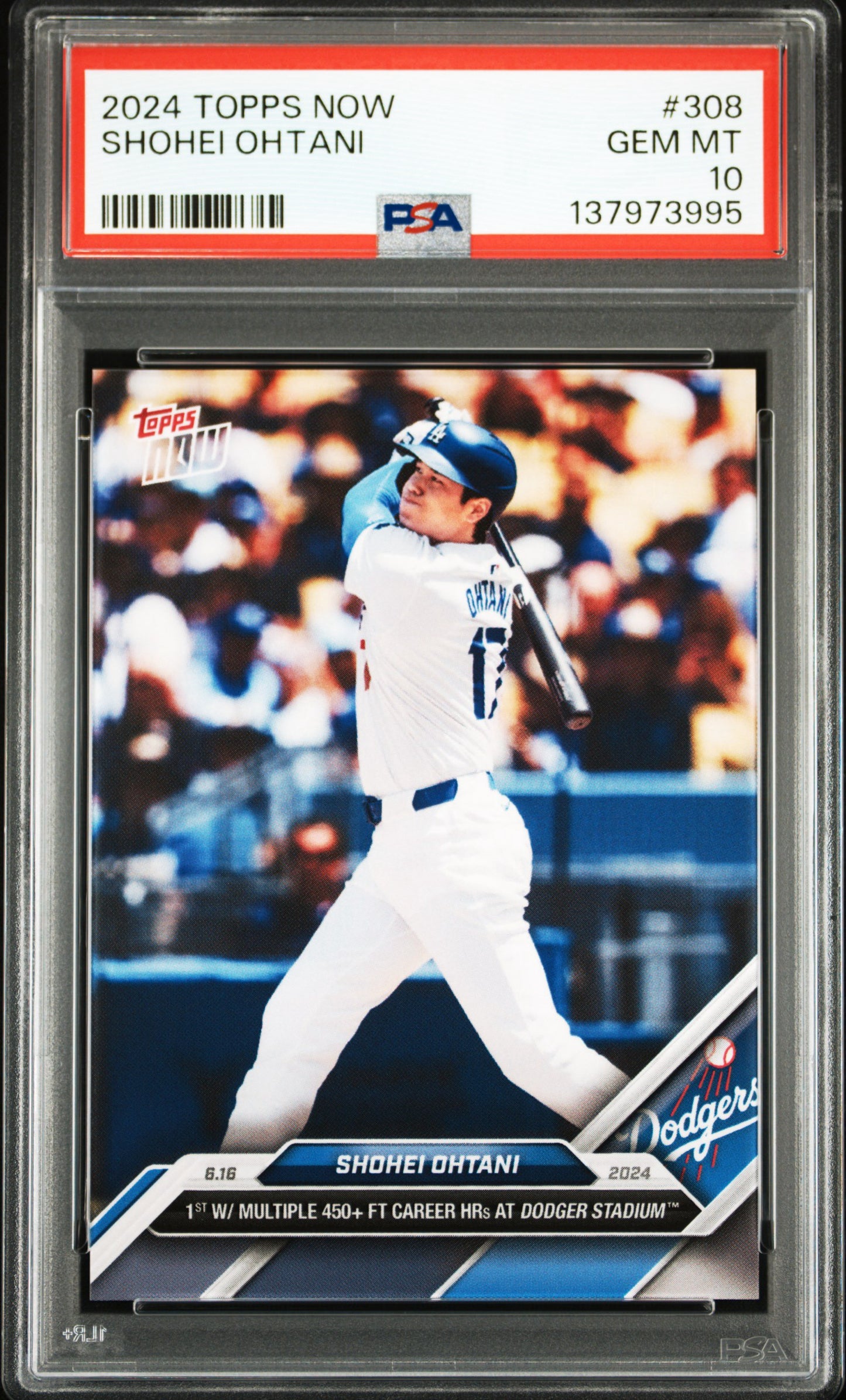 2024 Topps Now #308 Shohei Ohtani PSA 10
