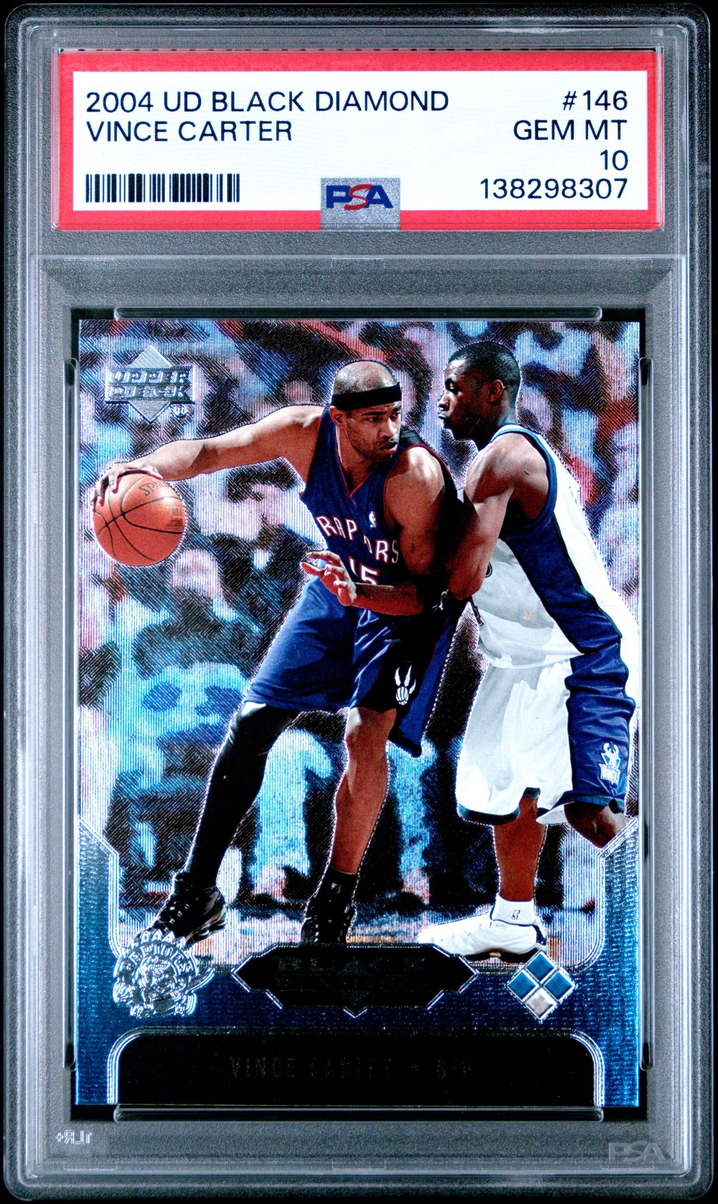 2004 Upper Deck Black Diamond #146 Vince Carter PSA 10
