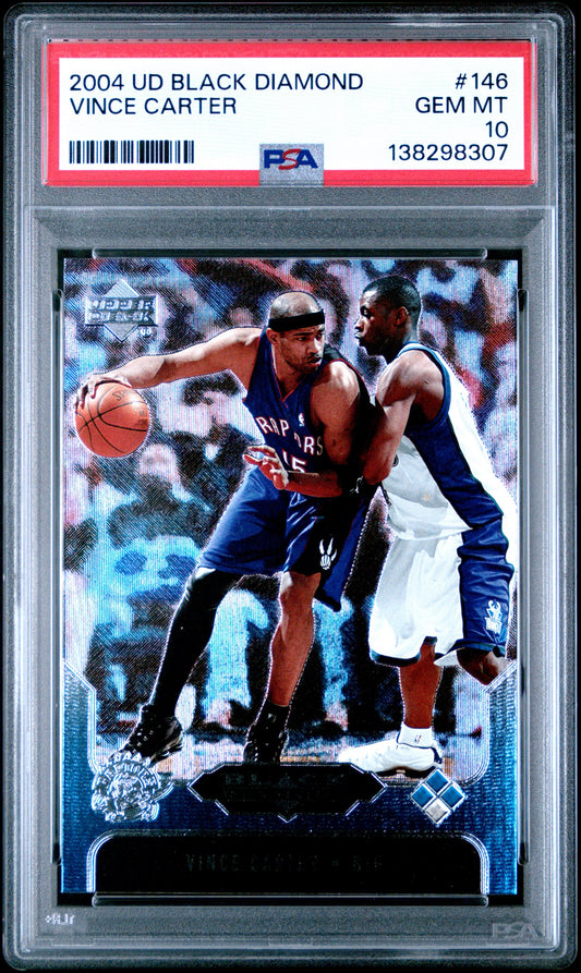 2004 Upper Deck Black Diamond #146 Vince Carter PSA 10
