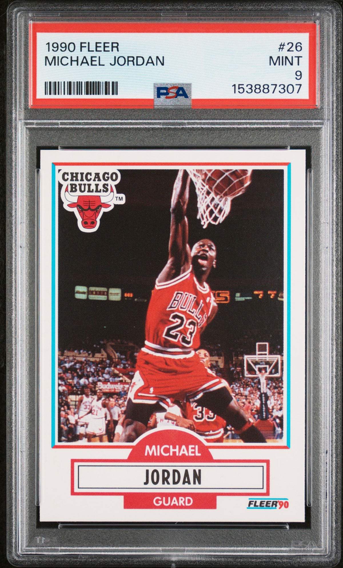 1990 Fleer #26 Michael Jordan PSA 9 Chicago Bulls