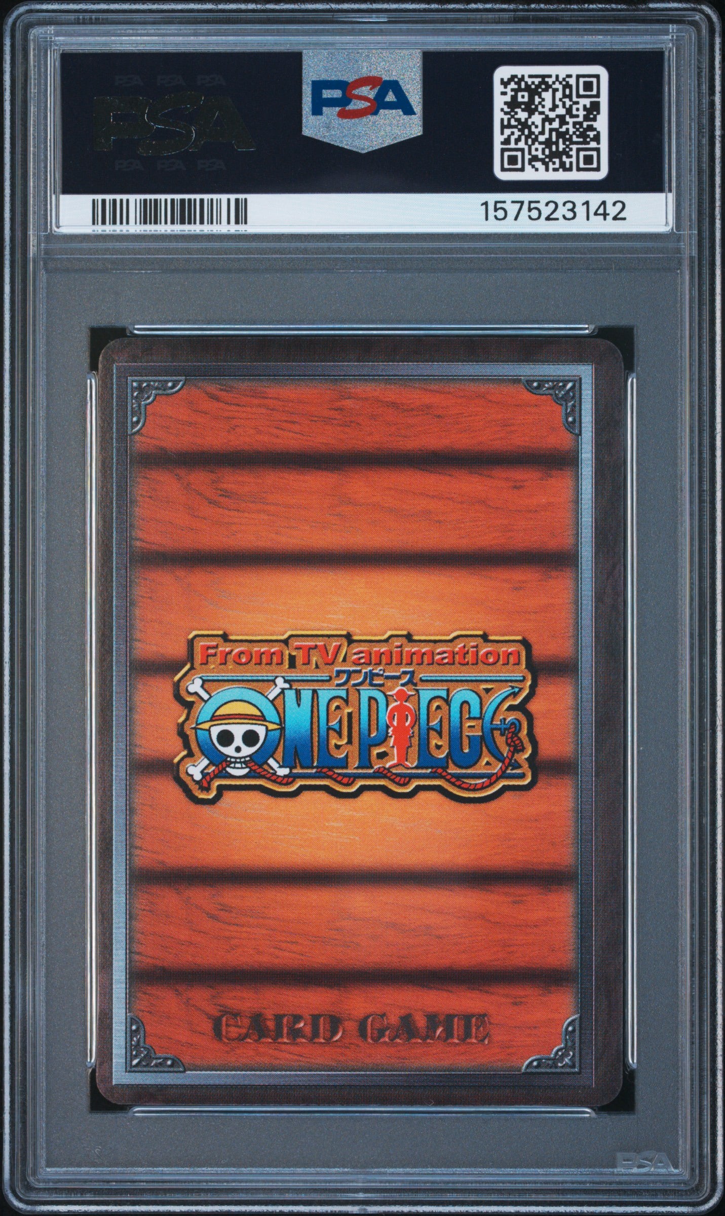 2002 Bandai One Piece CCG Japanese Path Of The Pirate King #C19 Luffy PSA 8 POP1