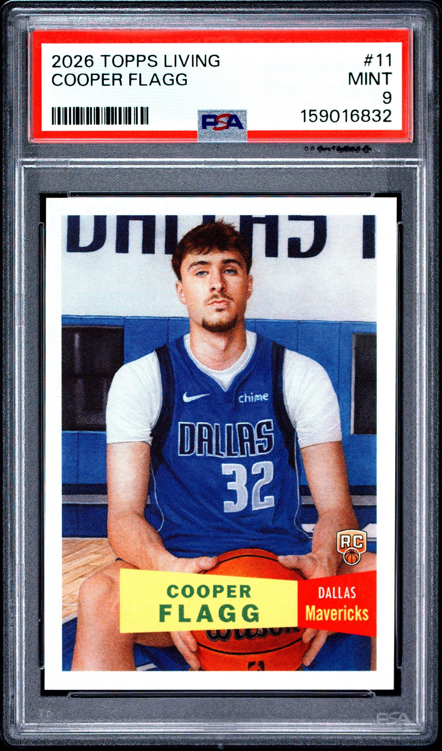 2026 Topps Living #11 Cooper Flagg PSA 9 Rookie