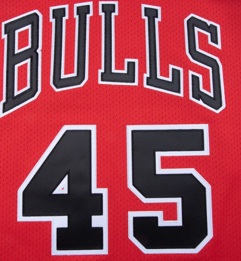 Mitchell & Ness Men's Chicago Bulls Michael Jordan #45 1994-95 Homecoming Authentic Jersey Red Size S