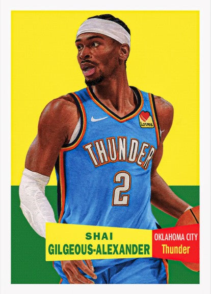 PRE-ORDER Topps Shai Gilgeous-Alexander 2025-26 NBA Living Set® Card 7 2025 Dec18