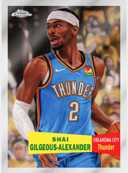 PRE-ORDER Topps Shai Gilgeous-Alexander 2025-26 NBA Living Set® Card 7 2025 Dec18