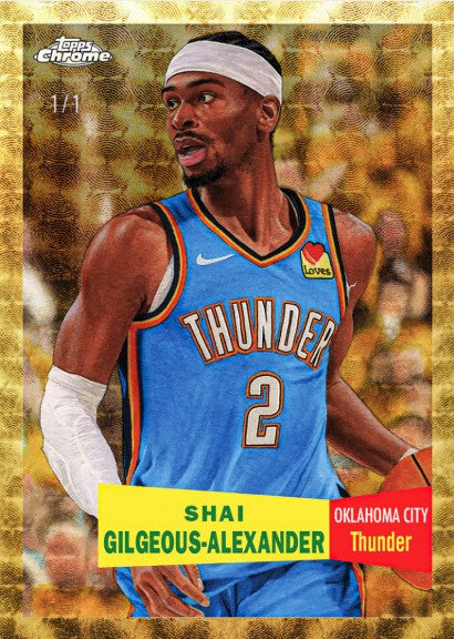 PRE-ORDER Topps Shai Gilgeous-Alexander 2025-26 NBA Living Set® Card 7 2025 Dec18