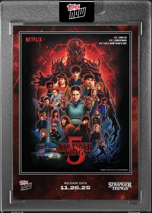 PRE-ORDER Topps Now Stranger Things Card STRA 2025 Jan 6