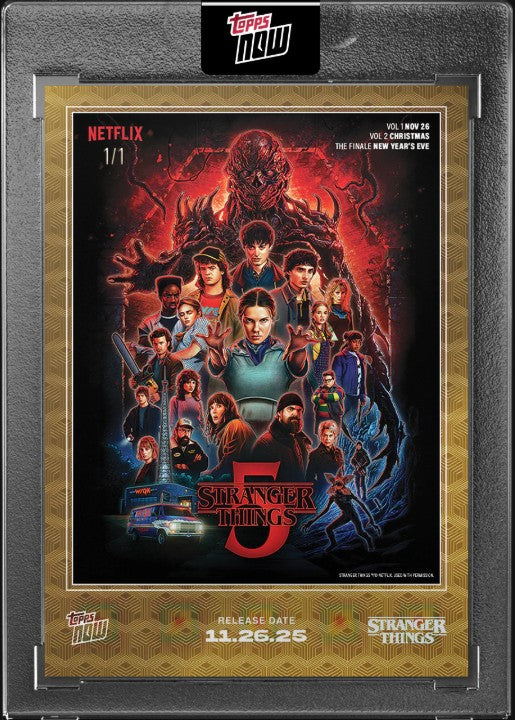 PRE-ORDER Topps Now Stranger Things Card STRA 2025 Jan 6