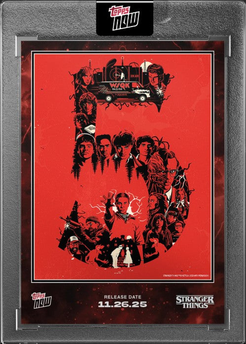 PRE-ORDER Topps Now Stranger Things Card STRA 2025 Jan 6