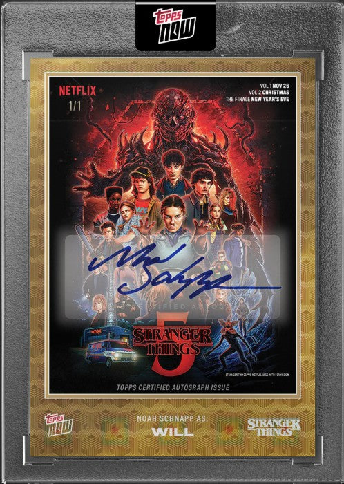 PRE-ORDER Topps Now Stranger Things Card STRA 2025 Jan 6