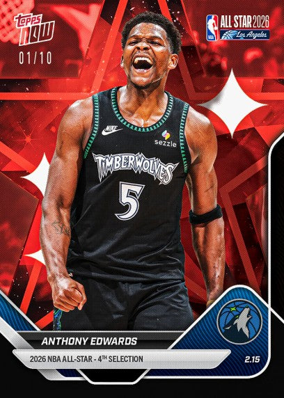 PRE-ORDER Topps NOW 2026 All-Star Game Set NBA 26 Card Set Feb17