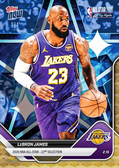 PRE-ORDER Topps NOW 2026 All-Star Game Set NBA 26 Card Set Feb17