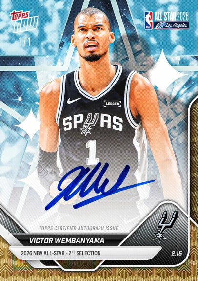 PRE-ORDER Topps NOW 2026 All-Star Game Set NBA 26 Card Set Feb17