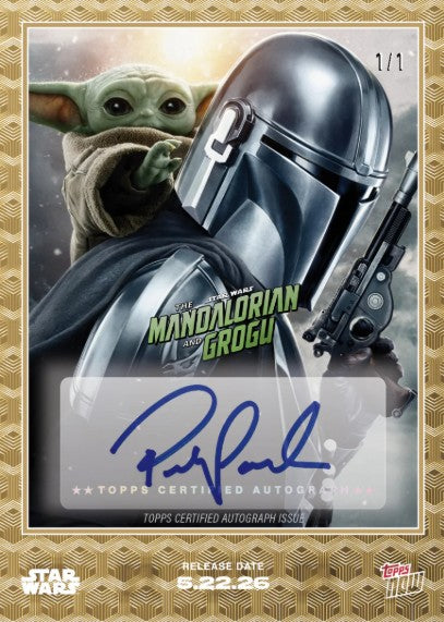 PRE-ORDER Topps Now 2026 Star Wars The Mandalorian and Grogu May28