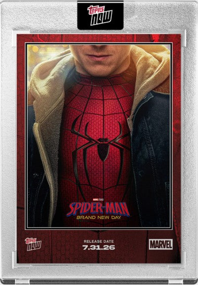 PRE-ORDER Topps Now 2026 Marvel Topps Now Spider-Man Brand New Day Aug6