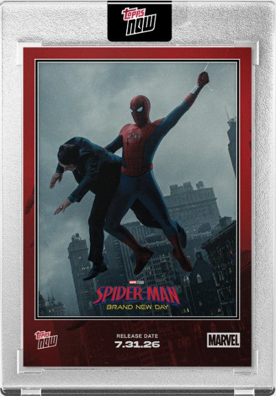 PRE-ORDER Topps Now 2026 Marvel Topps Now Spider-Man Brand New Day Aug6