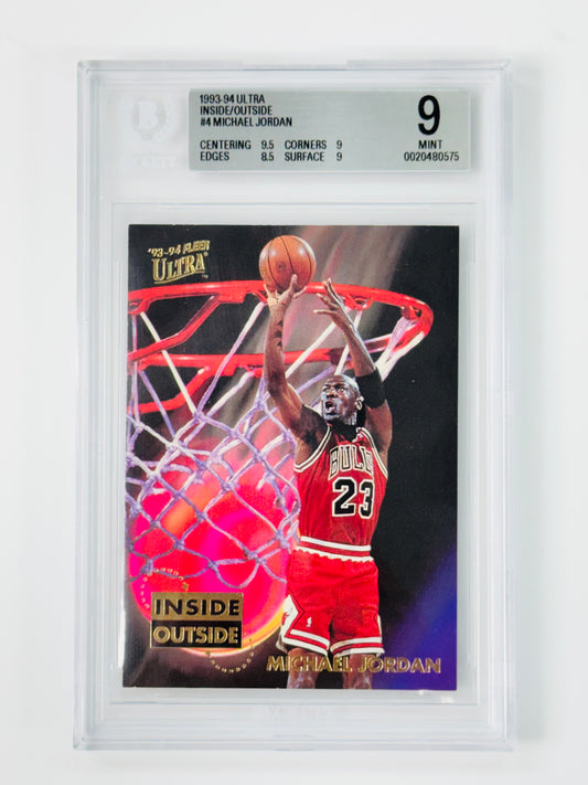 1993-94 Ultra Inside/Outside #4 Michael Jordan BGS 9
