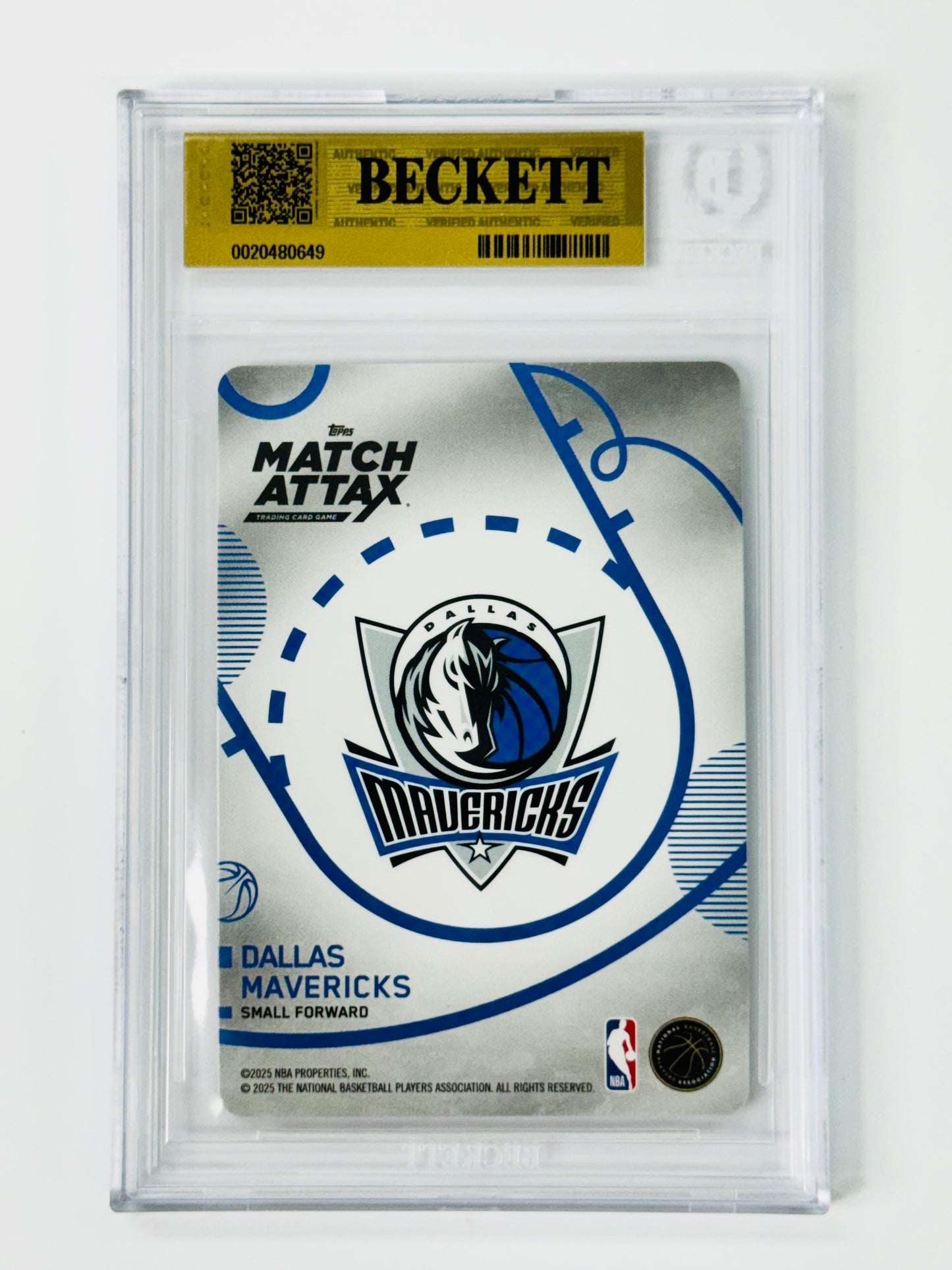 2025-26 Topps Match Attax Breakthrough Ballers #BBCF Cooper Flagg BGS 9.5 Rookie RC