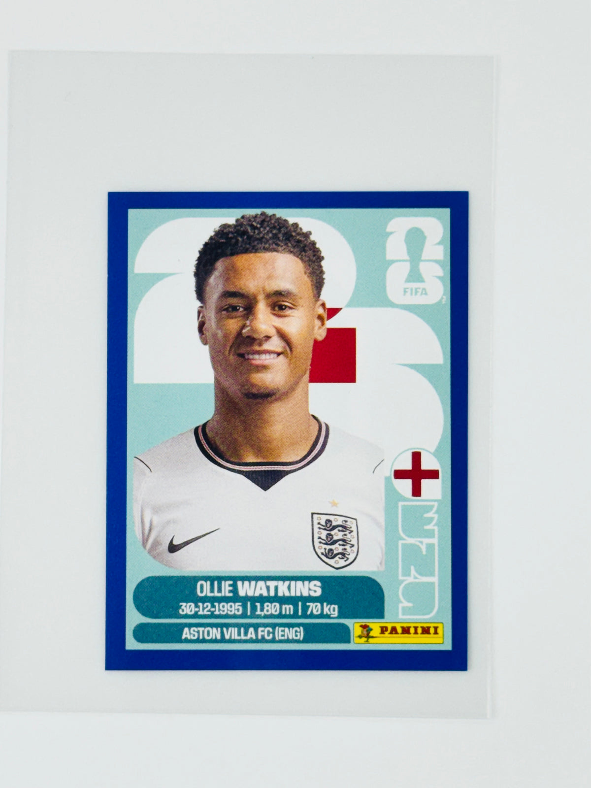 Panini FIFA World Cup 2026 Official Sticker Collection ENG20 Ollie Watkins Blue Parallels