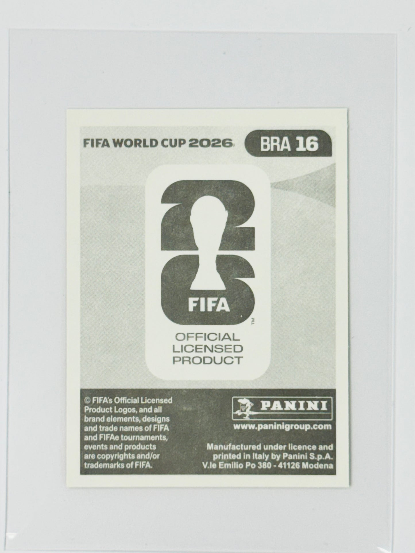 Panini FIFA World Cup 2026 Official Sticker Collection Online Exclusive BRA16 Joao Pedro Gold Crumple
