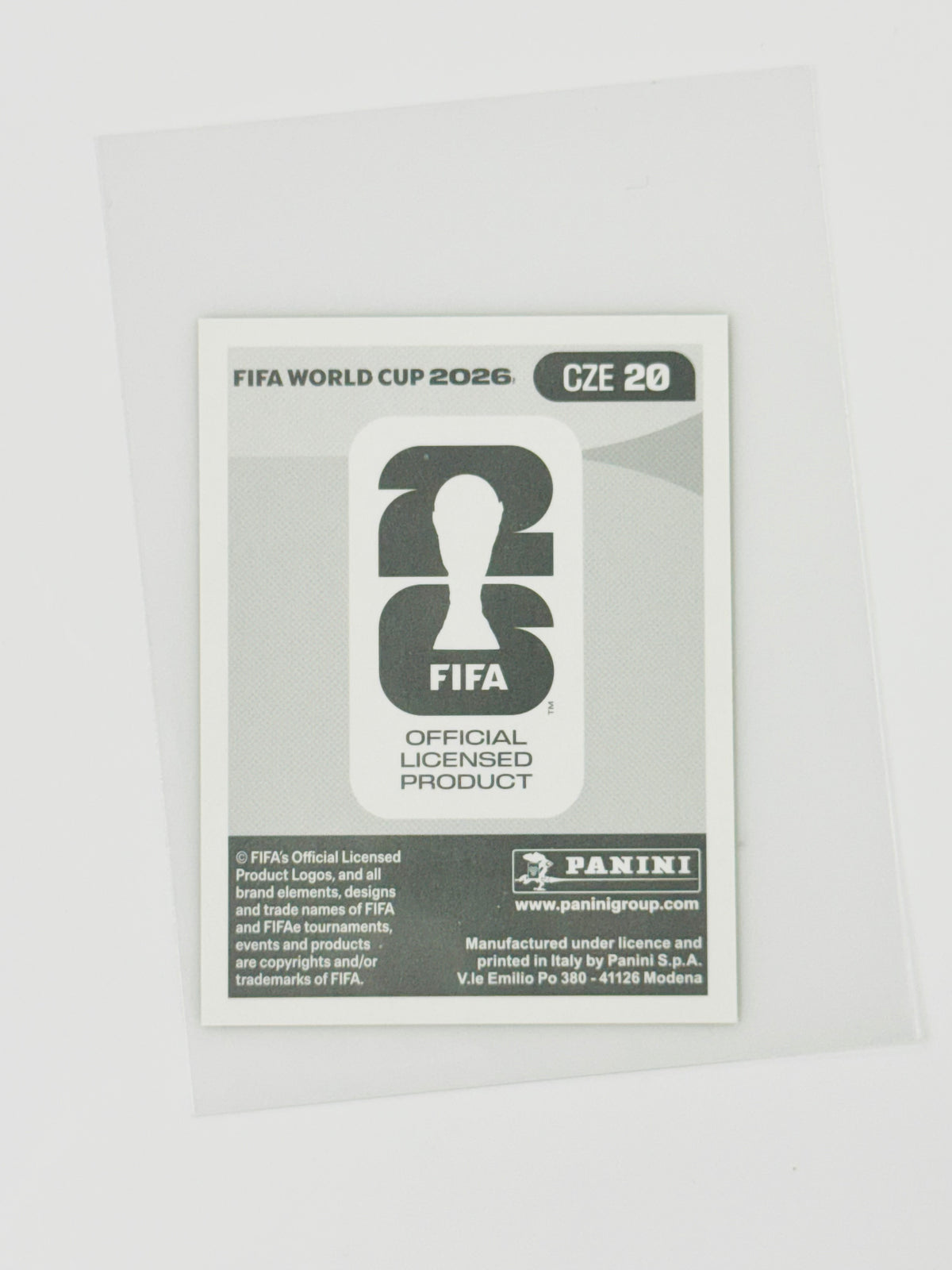 Panini FIFA World Cup 2026 Official Sticker Collection Online Exclusive CZE20 Patrik Schick Gold Crumple