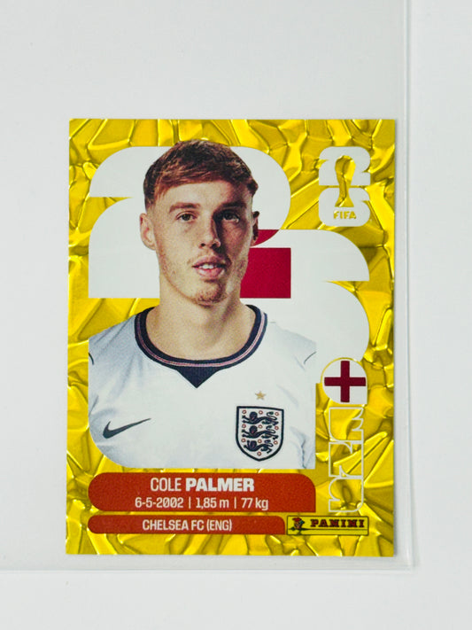 Panini FIFA World Cup 2026 Official Sticker Collection Online Exclusive ENG12 Cole Palmer Gold Crumple