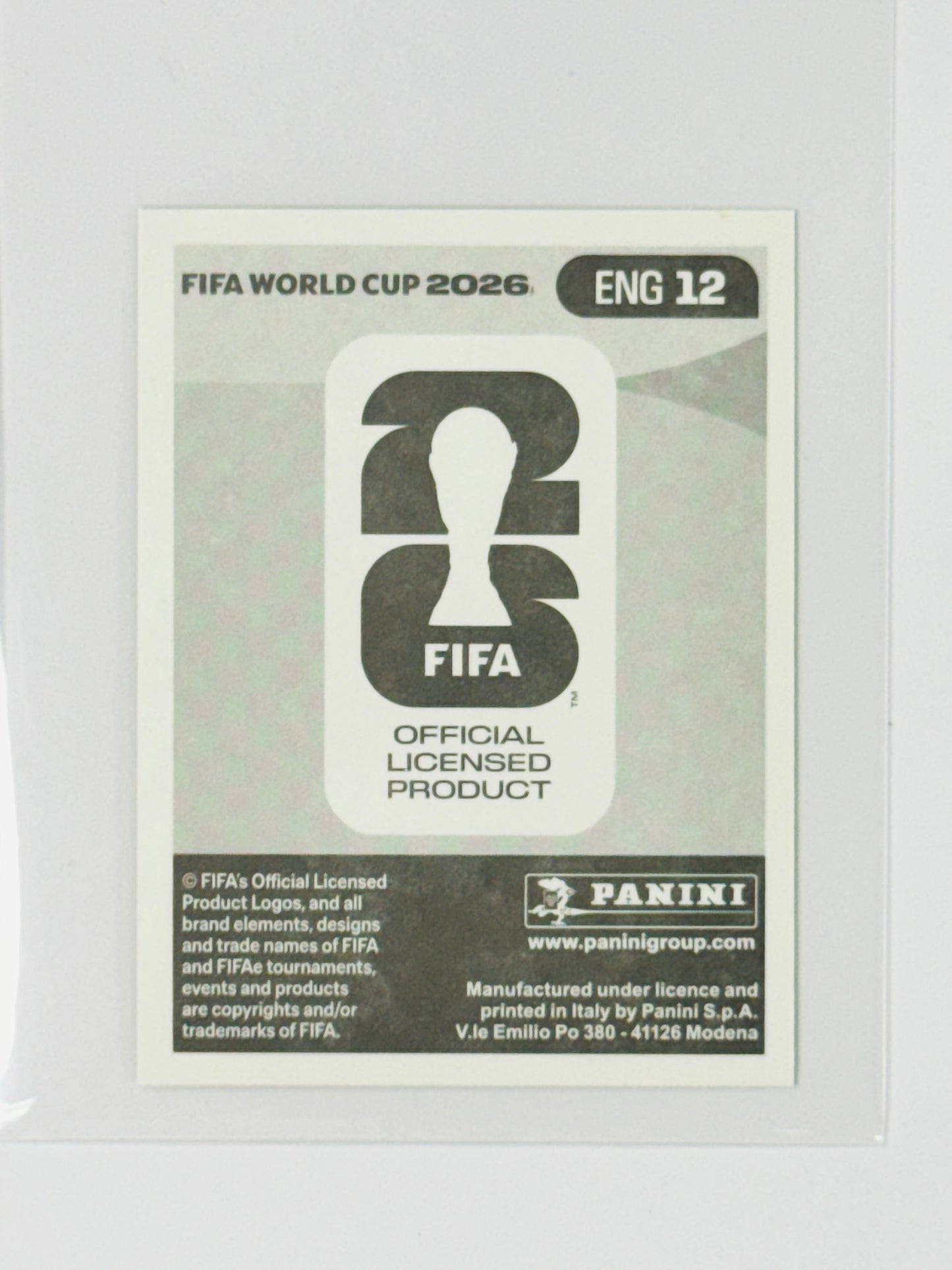 Panini FIFA World Cup 2026 Official Sticker Collection Online Exclusive ENG12 Cole Palmer Gold Crumple