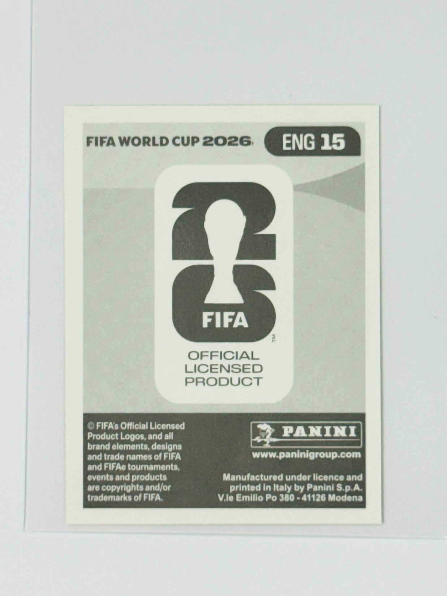 Panini FIFA World Cup 2026 Official Sticker Collection Online Exclusive ENG15 Anthony Gordon Gold Crumple