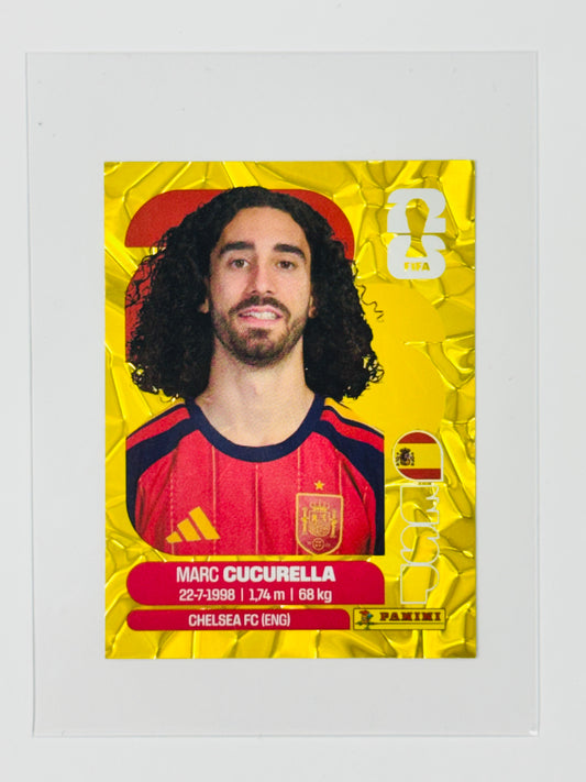 Panini FIFA World Cup 2026 Official Sticker Collection Online Exclusive ESP8 Marc Cucurella Gold