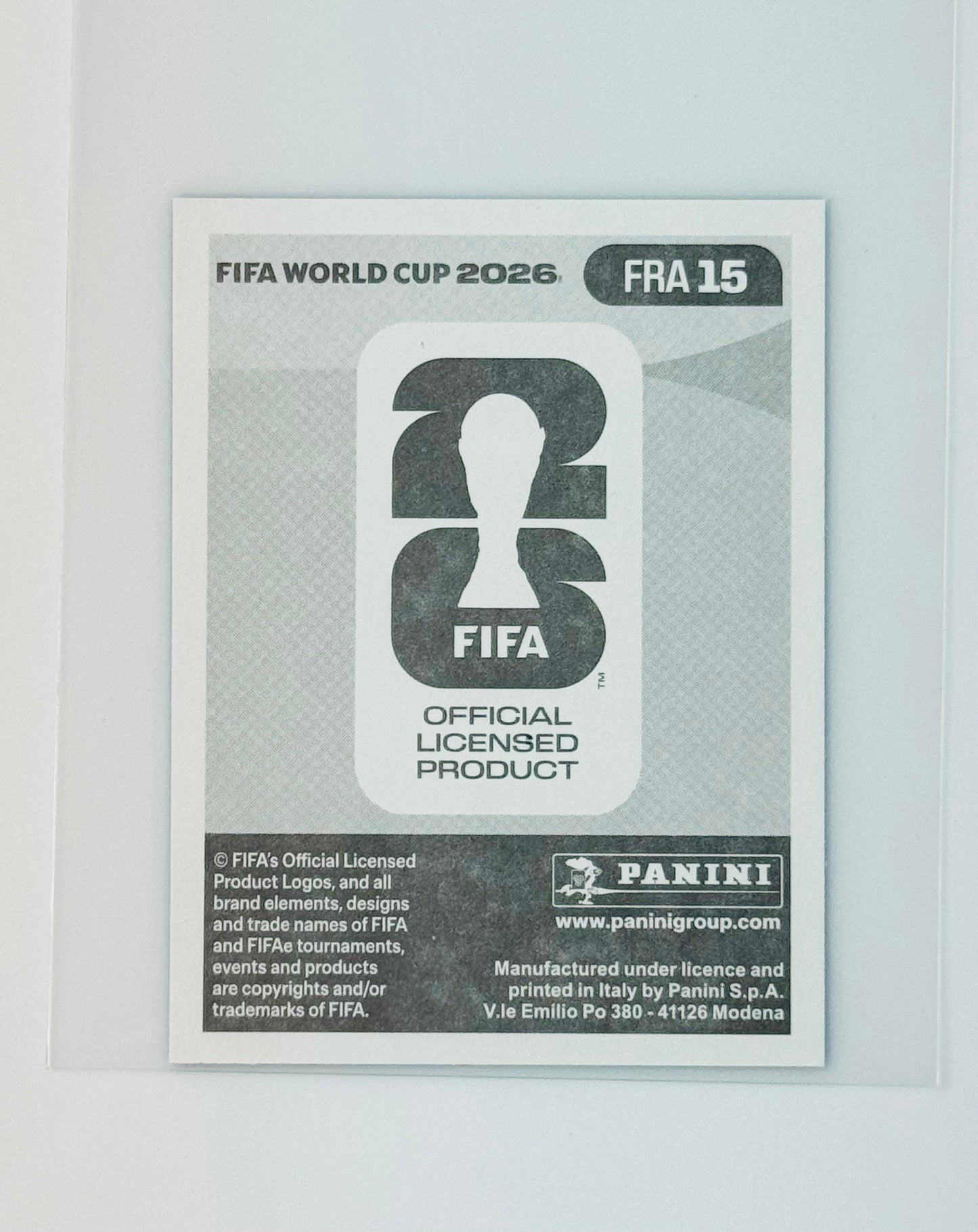 Panini FIFA World Cup 2026 Official Sticker Collection Online Exclusive FRA15 Ousmane Dembele Blue Crumple France