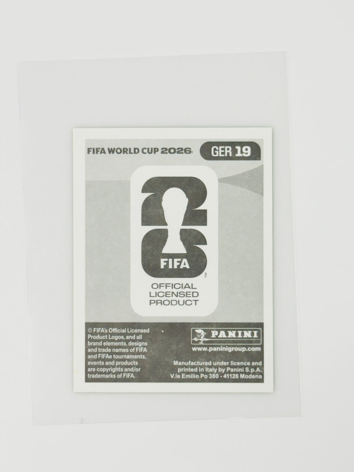 Panini FIFA World Cup 2026 Official Sticker Collection Online Exclusive GER19 Karim Adeyemi Gold Crumple