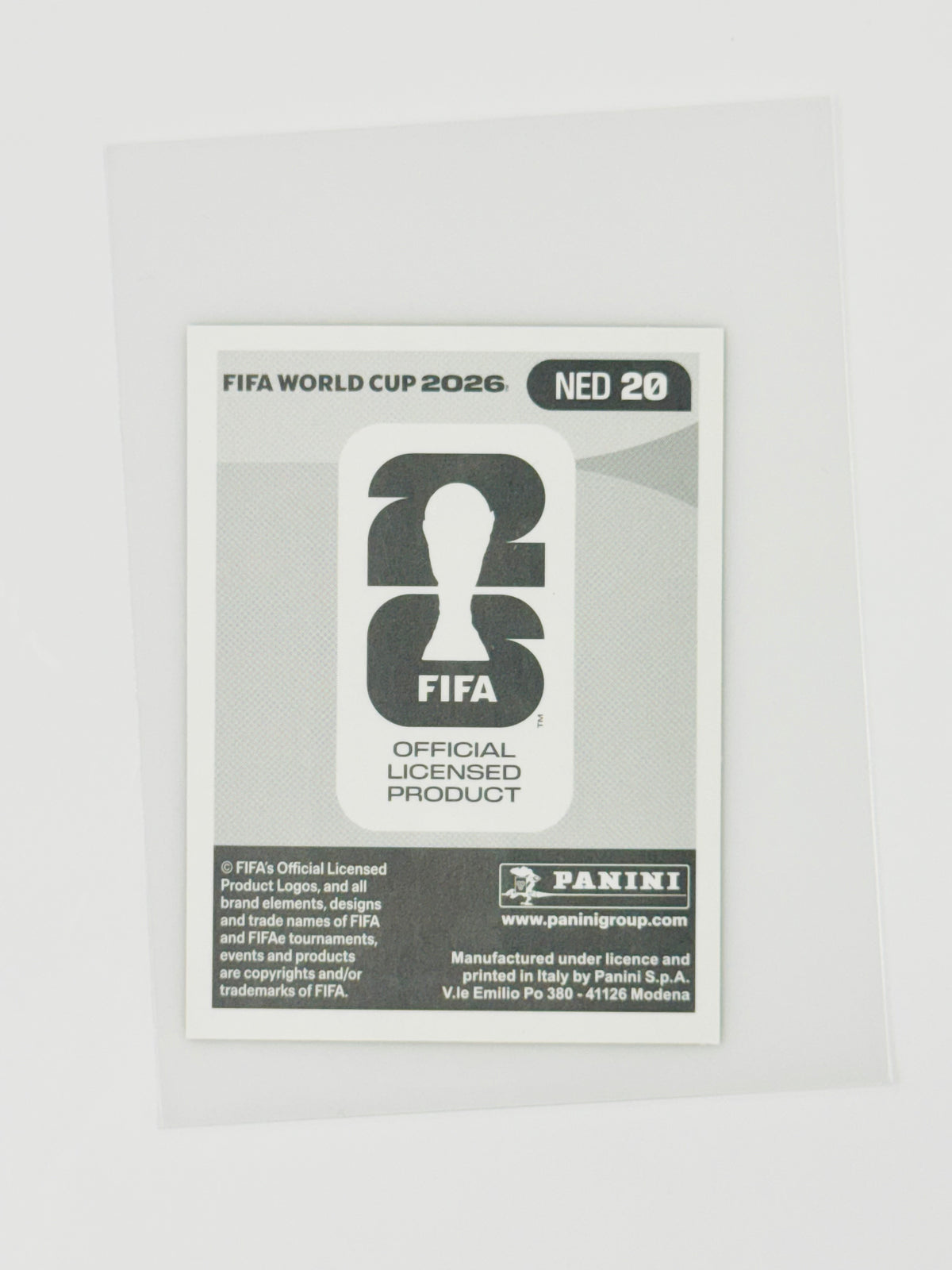 Panini FIFA World Cup 2026 Official Sticker Collection Online Exclusive NED20 Cody Gakpo Gold Crumple