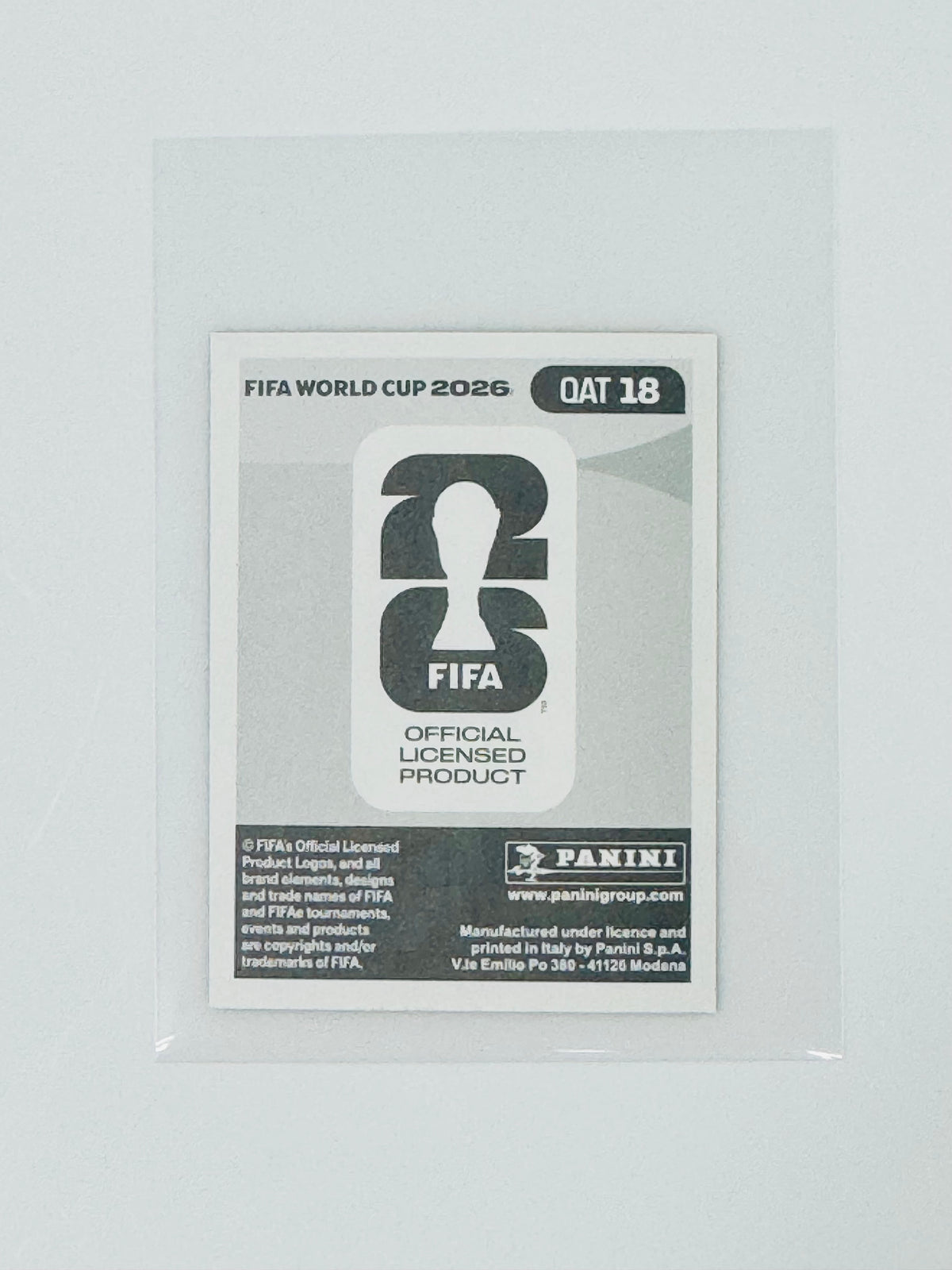 Panini FIFA World Cup 2026 Official Sticker Collection Online Exclusive QAT18 Akram Hassan Afif Gold Crumple
