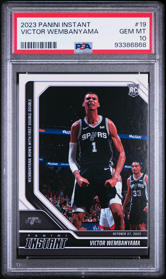 Panini Instant Victor Wembanyama 19 2023 PSA 10