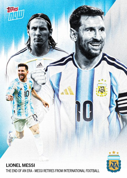 PRE-ORDER Topps Now Lionel Messi 2026 Argentina Card 1 Sep10