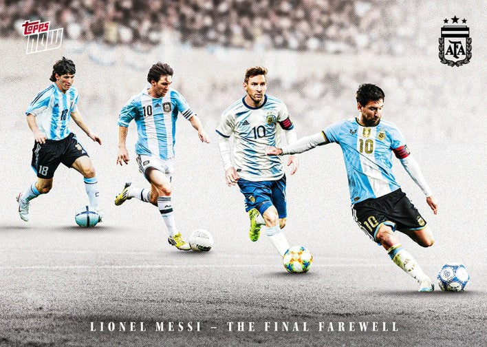 PRE-ORDER Topps Now Lionel Messi 2026 Argentina Final Farewell Pack Oct17