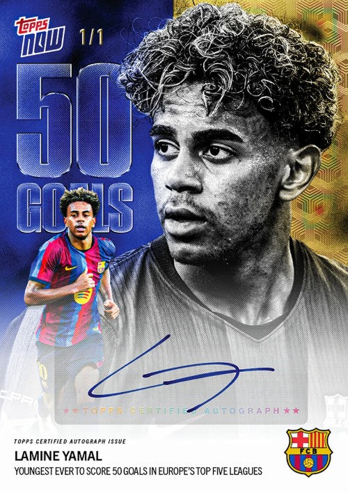 PRE-ORDER Topps Now Lamine Yamal 2026-27 FC Barcelona Card 2 Sep11