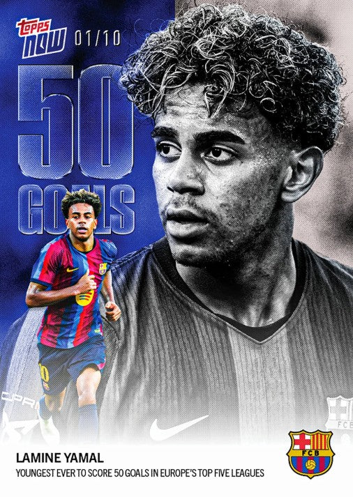 PRE-ORDER Topps Now Lamine Yamal 2026-27 FC Barcelona Card 2 Sep11